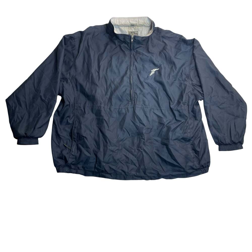 Sun Ice Goodyear Logo 1/2 Zip Pullover Windbreaker Jacket Men's 3XL Navy